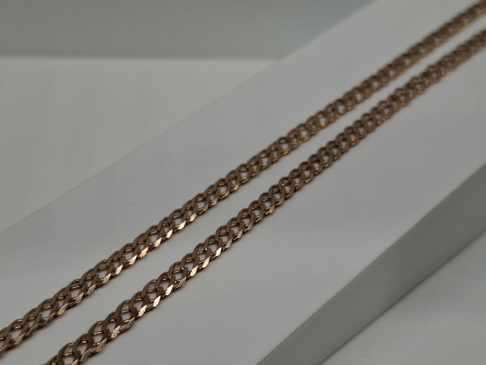 ЦЛР2585 ЦЕПЬ ПОЛНОВЕСНАЯ Ромб двойной (Au 585)