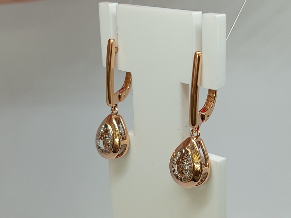 СЕРЬГИ БРИЛЛИАНТ (Au 585)