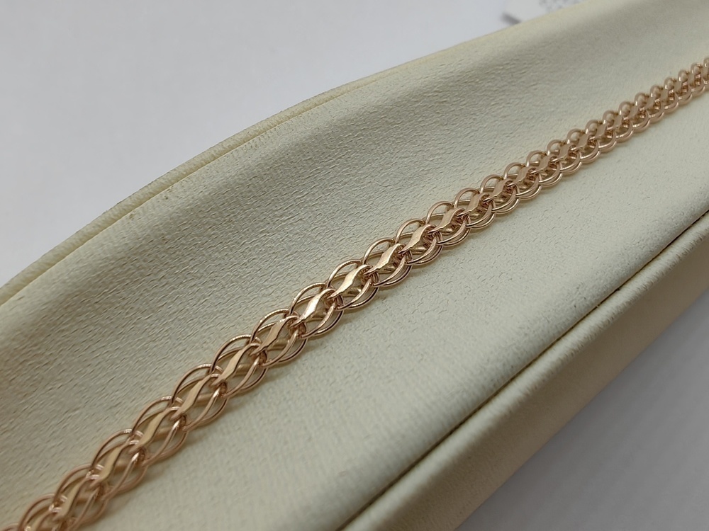 БРАСЛЕТ ПОЛНОВЕСНЫЙ Кайзер (Au 585)