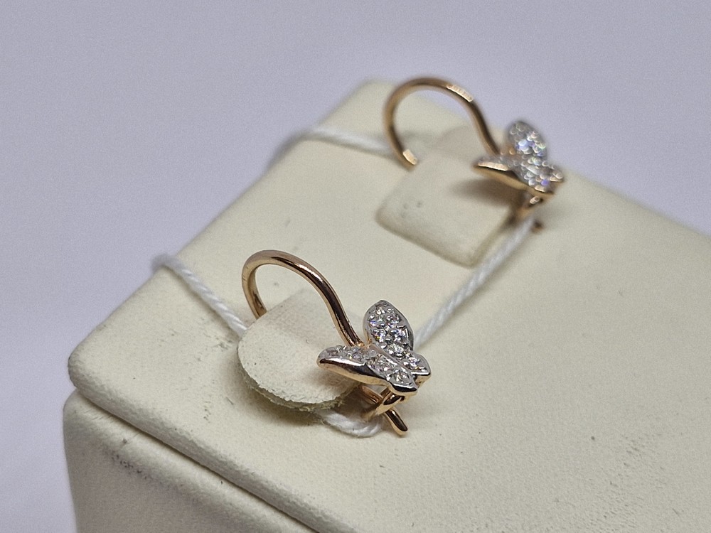 СЕРЬГИ С КАМНЯМИ (Au 585)