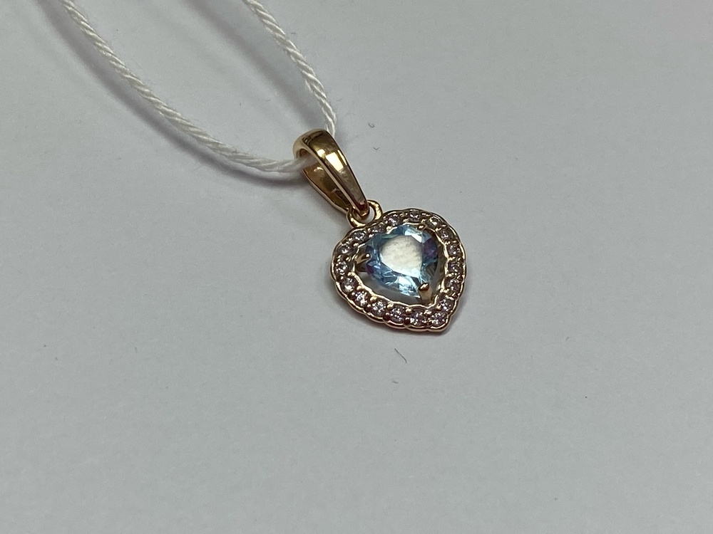 ПОДКМИ375 ПОДВЕСКА С КАМНЯМИ (Au 375)