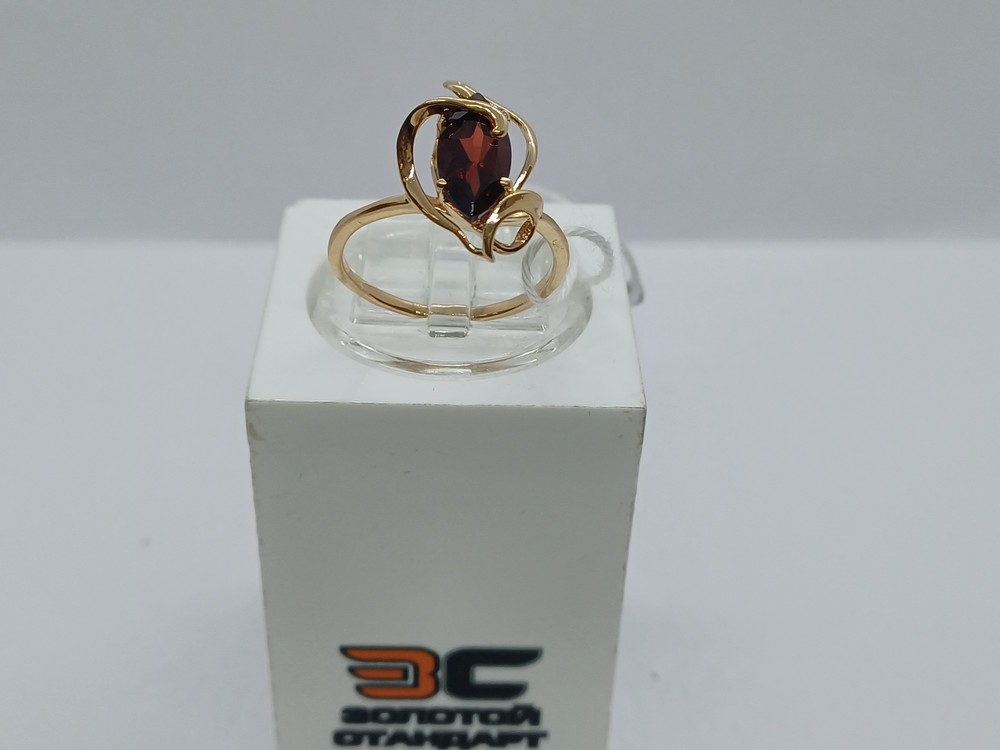 КОЛКМ585 КОЛЬЦО С КАМНЕМ (Au 585)