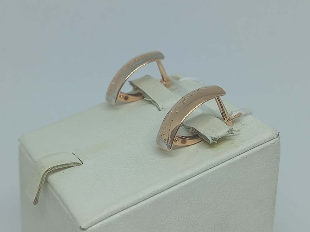 СЕРЬГИ БЕЗ КАМНЯ (Au 585)