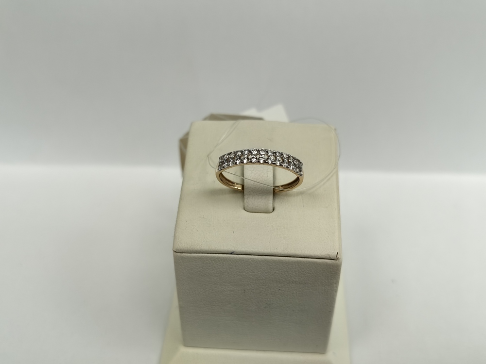 КОЛЬЦО С КАМНЯМИ (Au 585)