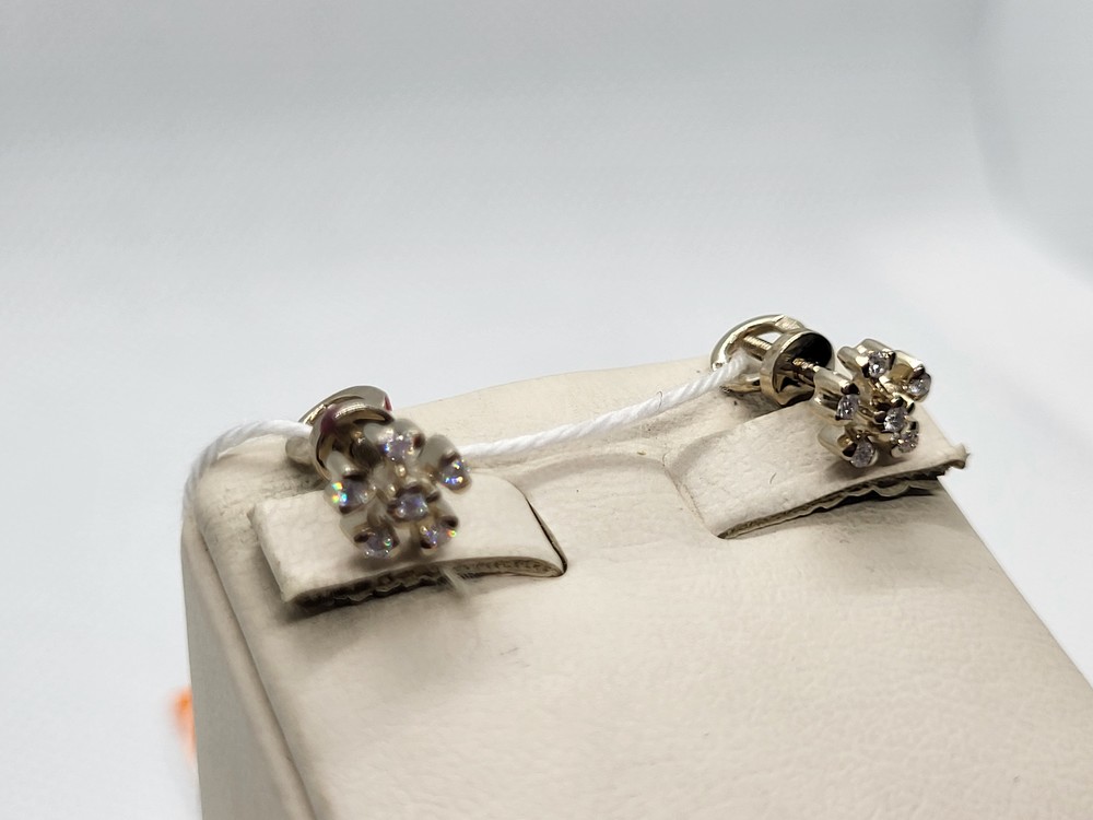 СЕРЬГИ БРИЛЛИАНТ (Au 585)