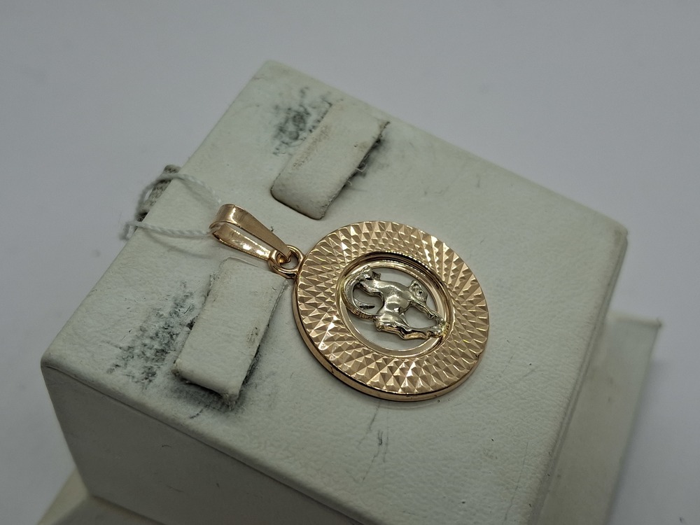 ПОДВЕСКА ЗНАК ЗОДИАКА КОЗЕРОГ (Au 585)