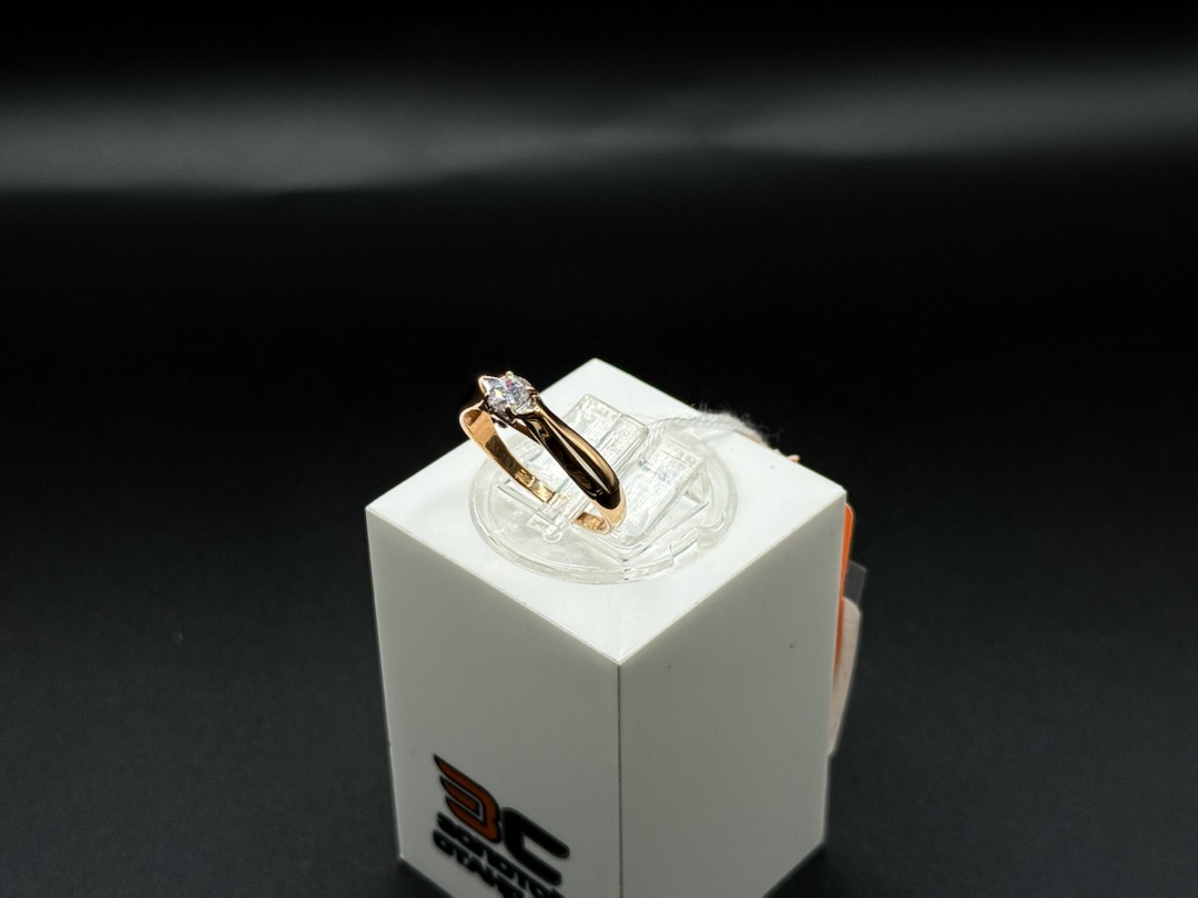 КОЛКМ585 КОЛЬЦО С КАМНЕМ (Au 585)