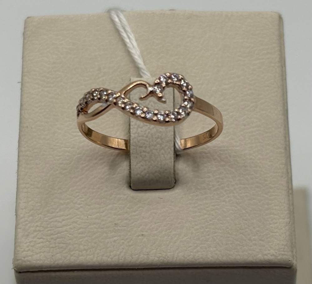 КОЛКМИ375 КОЛЬЦО С КАМНЯМИ (Au 375)