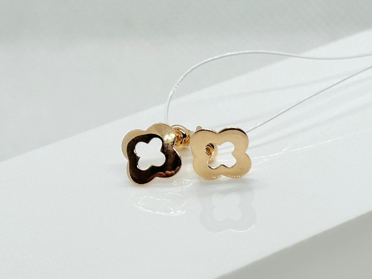 СЕРЬГИ ПУСЕТЫ без камня (Au 585)