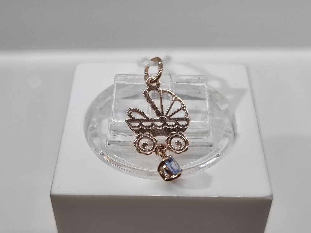 ПОДКМ585 ПОДВЕСКА С КАМНЕМ (Au 585)