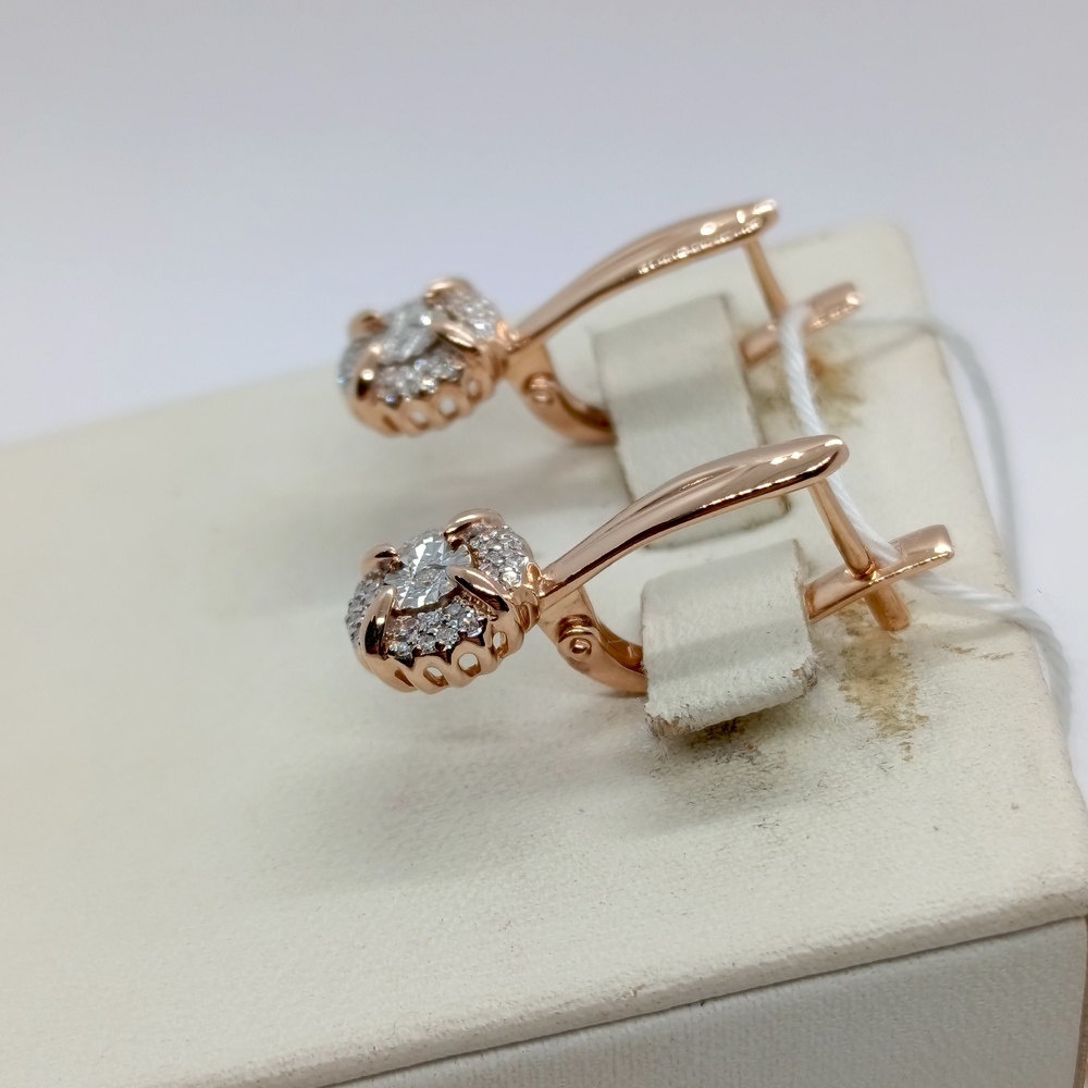 СЕРЬГИ БРИЛЛИАНТ (Au 585)