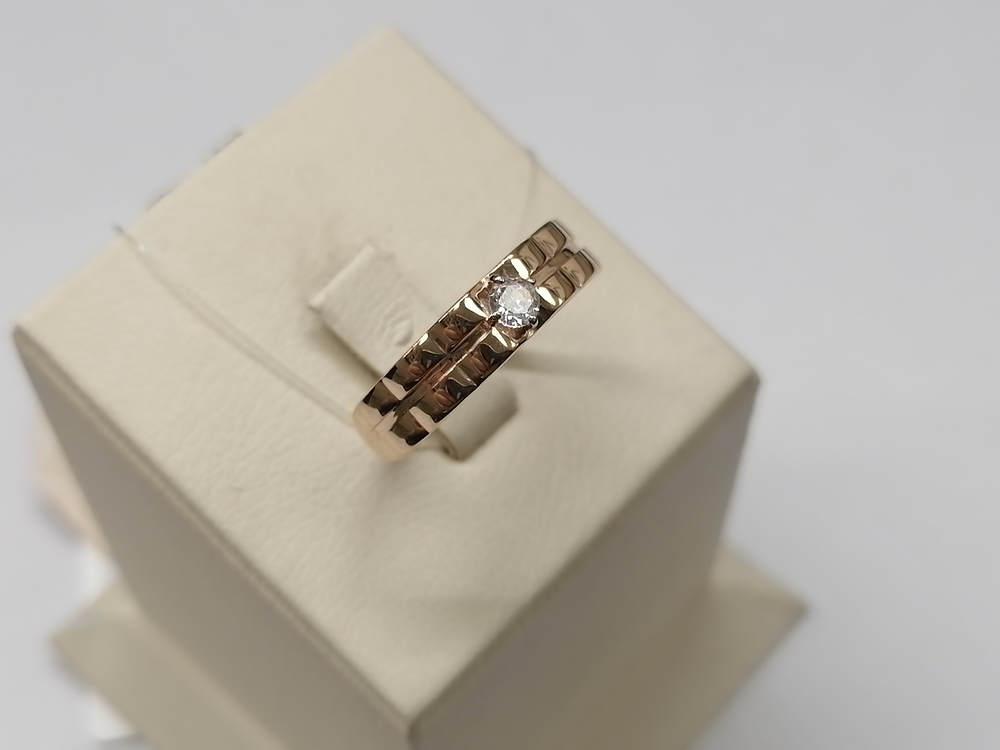 КОЛЬЦО С КАМНЕМ (Au 585)