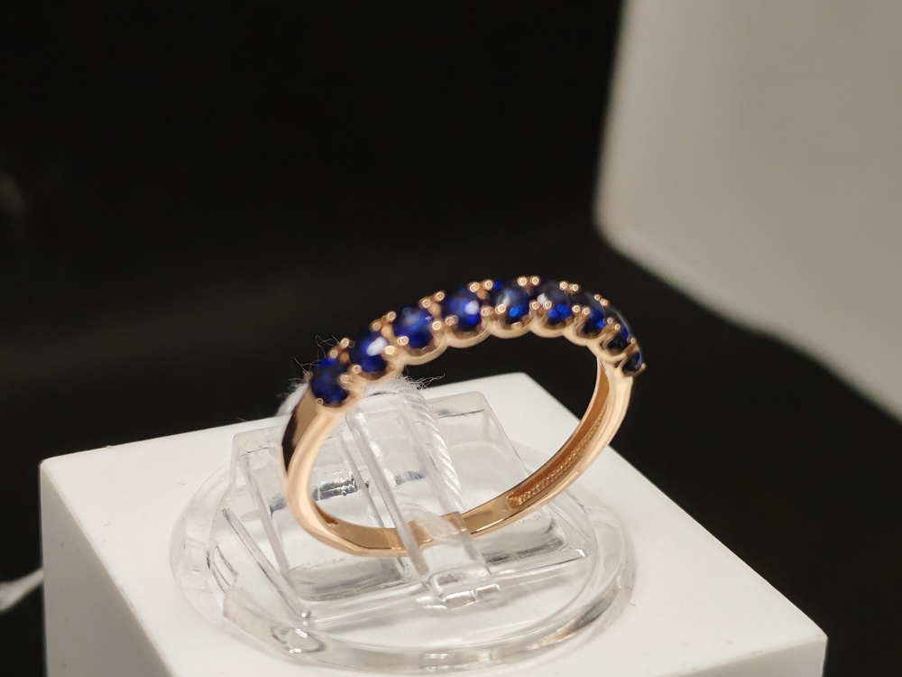 КОЛКМИ585 КОЛЬЦО С КАМНЯМИ (Au 585)