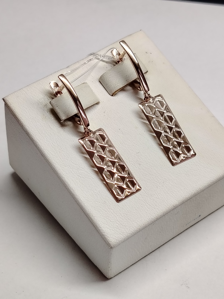 СЕРЬГИ БЕЗ КАМНЯ (Au 585)