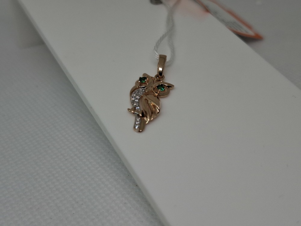 ПОДКМИ585 ПОДВЕСКА С КАМНЯМИ (Au 585)