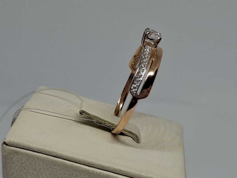 КОЛЬЦО С КАМНЯМИ (Au 585) КОЛЬЦО С КАМНЯМИ (Au 585)