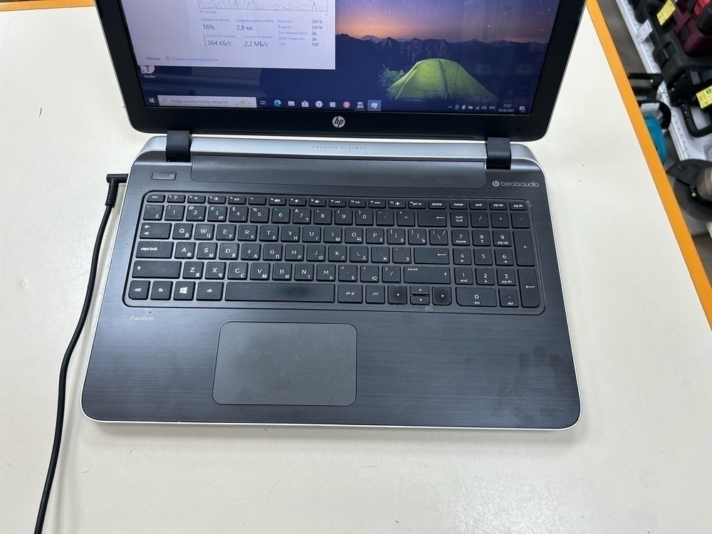 Ноутбук HP; A10-5745M, Radeon HD 8610G, 6 Гб, Нет, 250 Гб