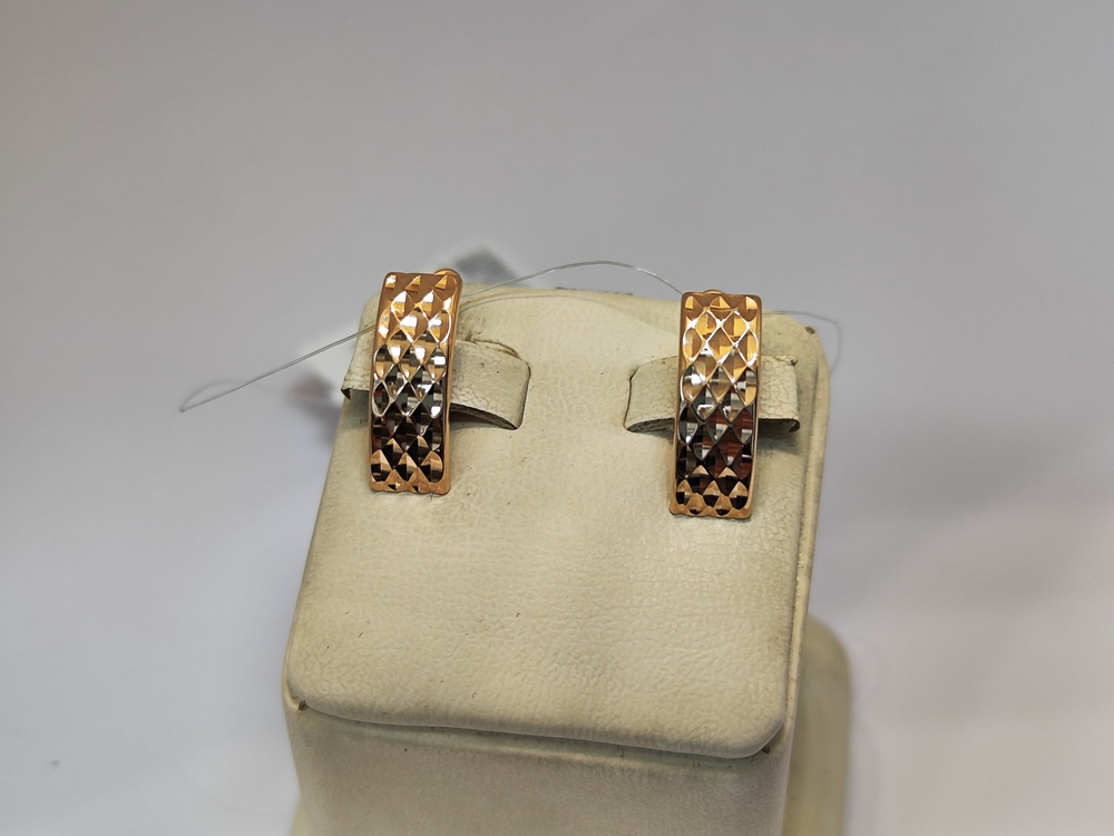 СЕРЬГИ БЕЗ КАМНЯ (Au 585)