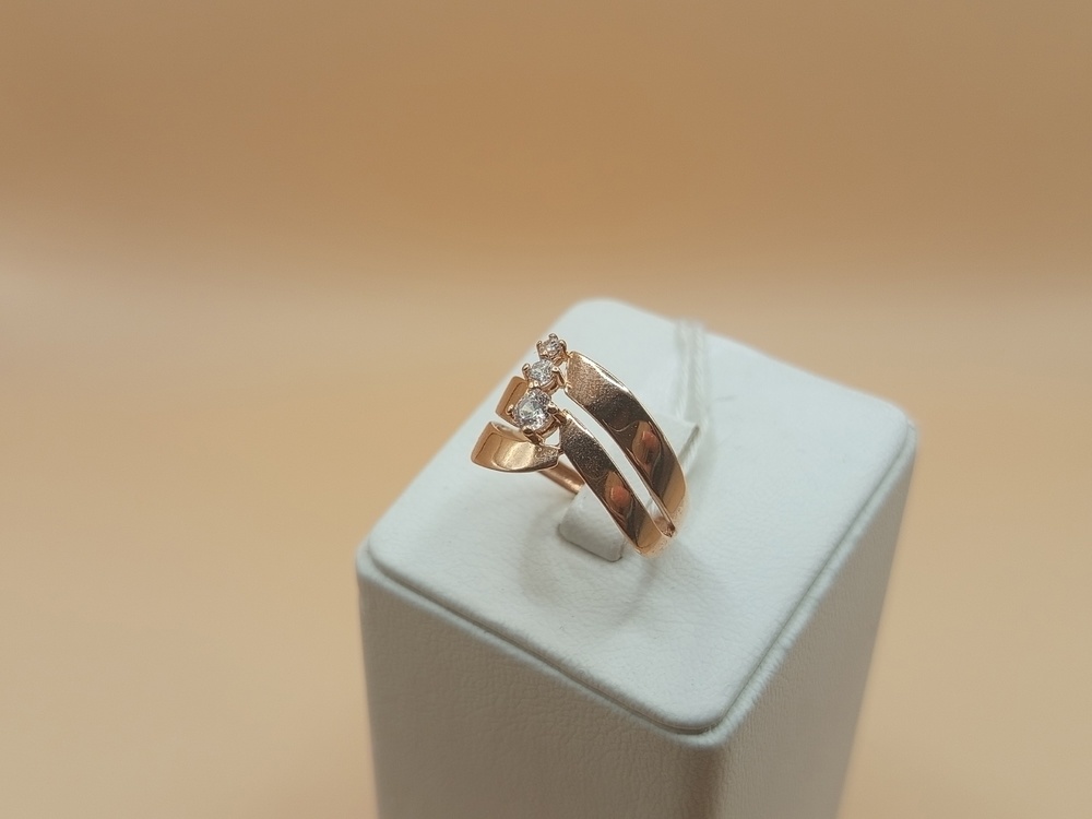 КОЛКМИ585 КОЛЬЦО С КАМНЯМИ (Au 585)
