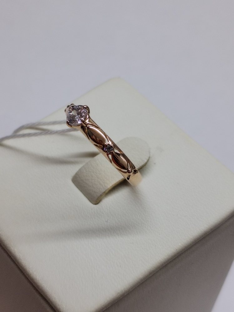 КОЛКМИ585 КОЛЬЦО С КАМНЯМИ (Au 585)