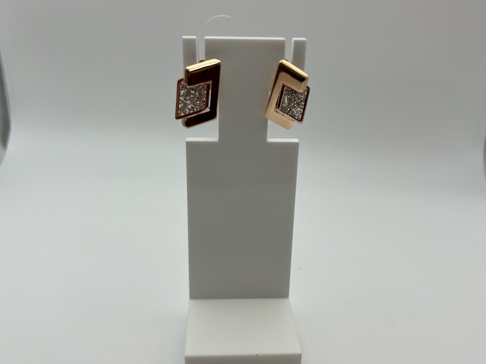 СЕРЬГИ С КАМНЯМИ (Au 585)