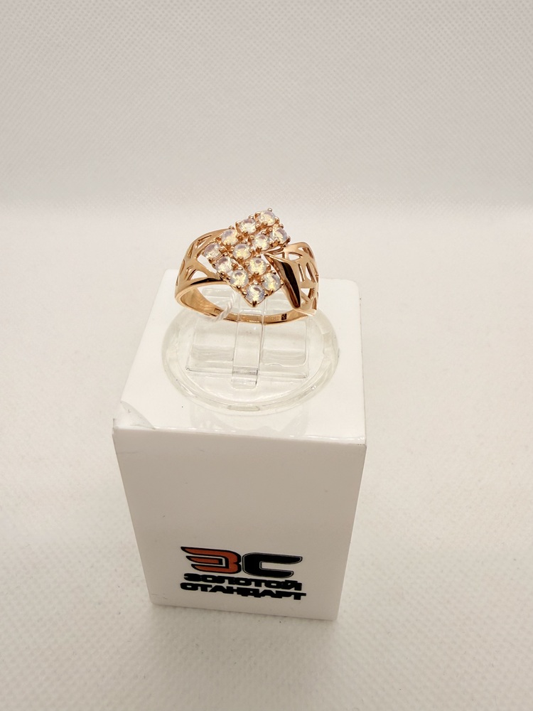 КОЛКМИ585 КОЛЬЦО С КАМНЯМИ (Au 585)