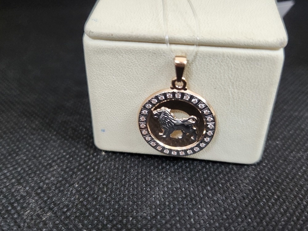 ПОДВЕСКА ЗНАК ЗОДИАКА ЛЕВ (Au 585)