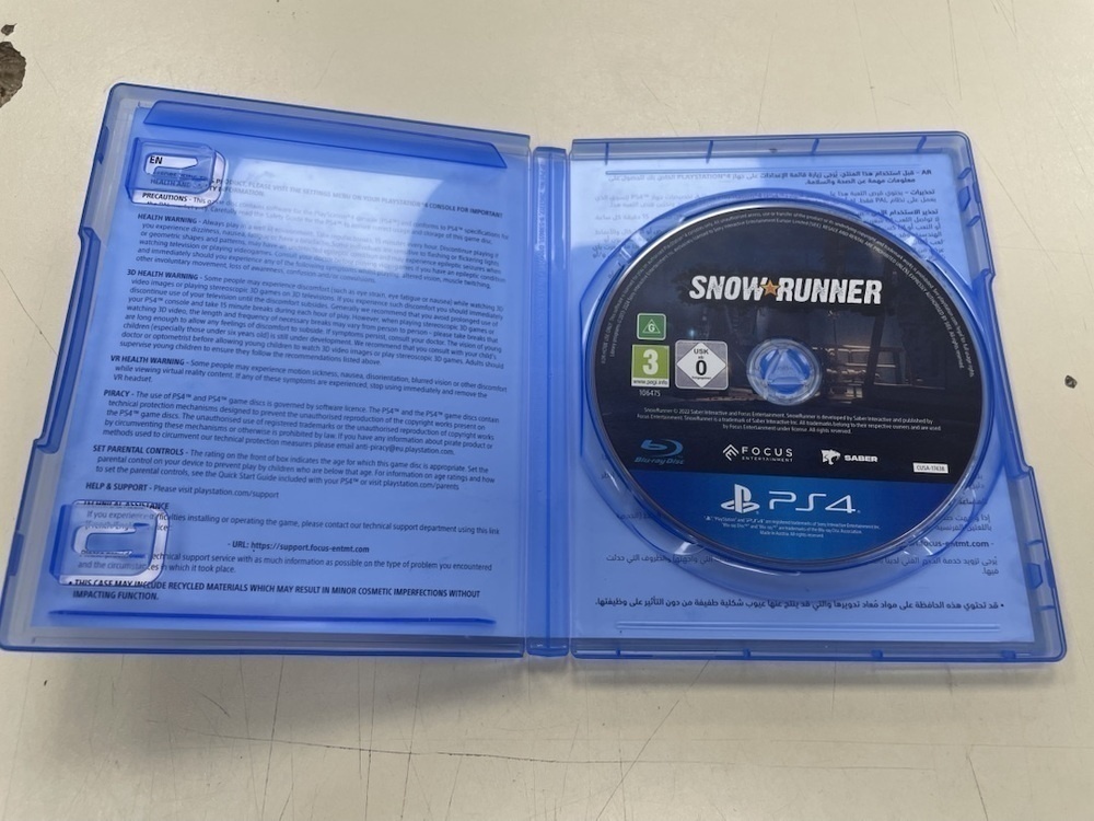Игра Playstation 4 Snowrunner