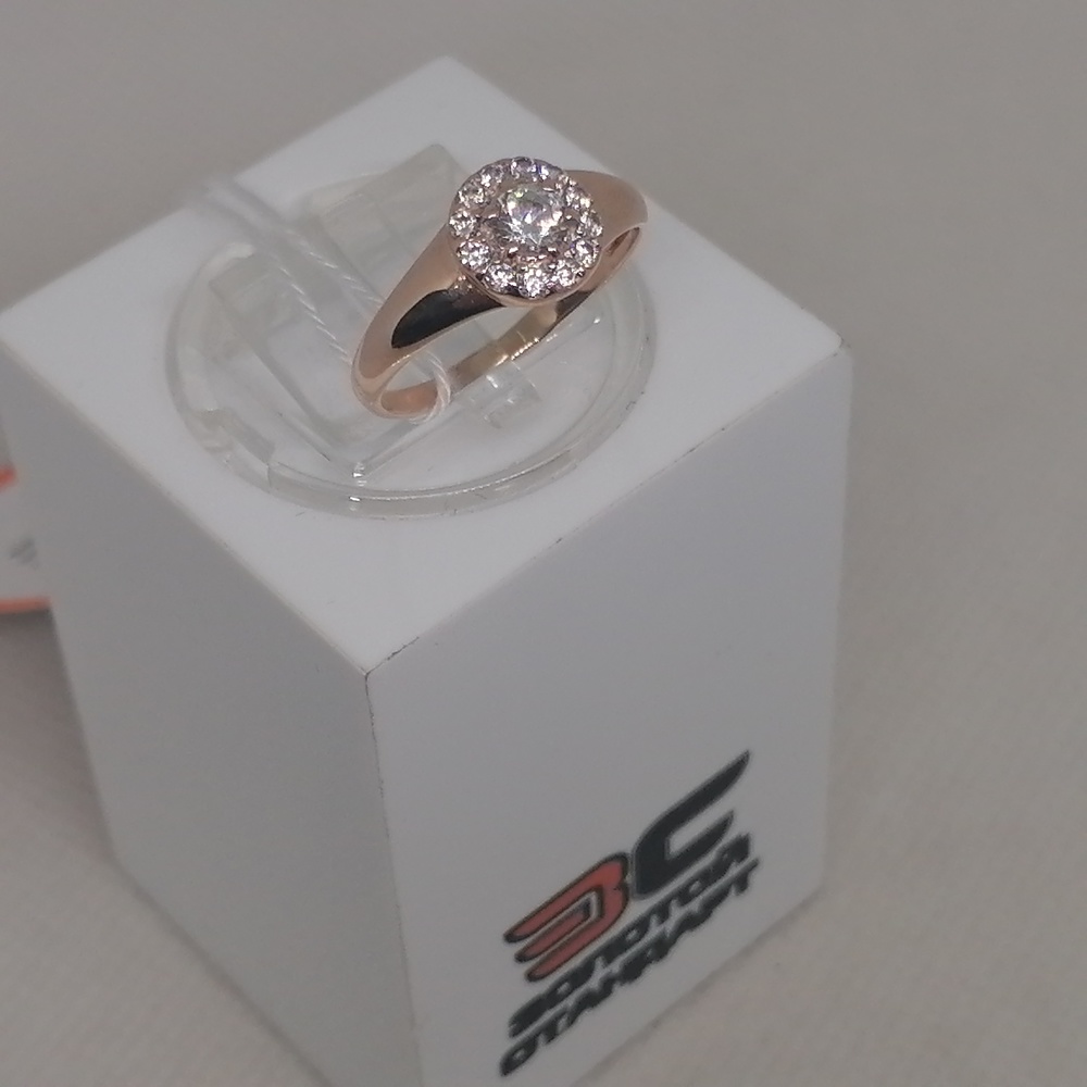 КОЛКМИ585 КОЛЬЦО С КАМНЯМИ (Au 585)
