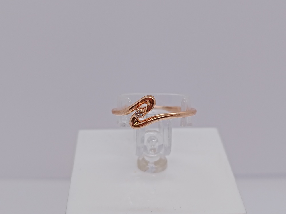 КОЛКМ585 КОЛЬЦО С КАМНЕМ (Au 585) КОЛКМ585 КОЛЬЦО С КАМНЕМ (Au 585)