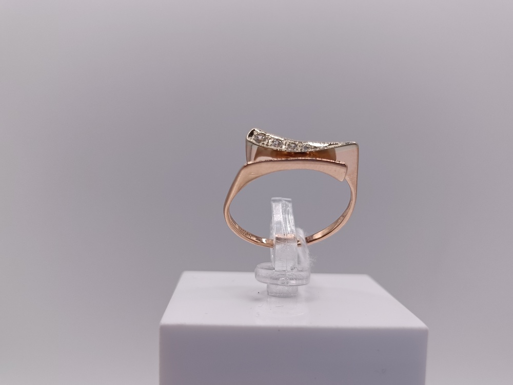 КОЛКМИ585 КОЛЬЦО С КАМНЯМИ (Au 585)