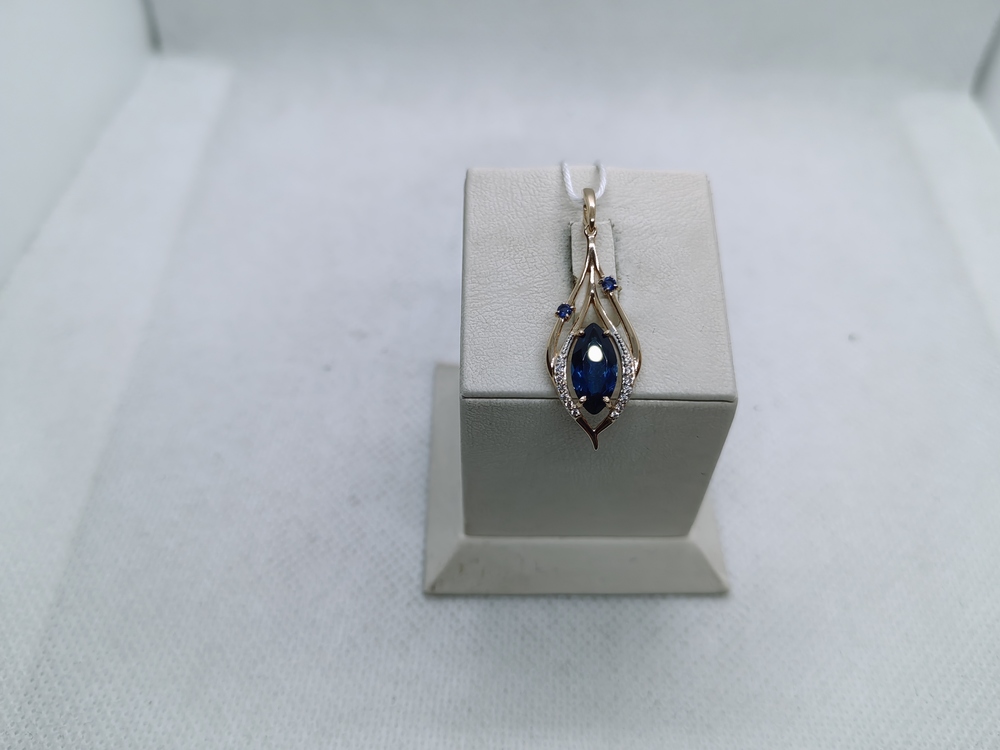 ПОДВЕСКА С КАМНЯМИ (Au 585)