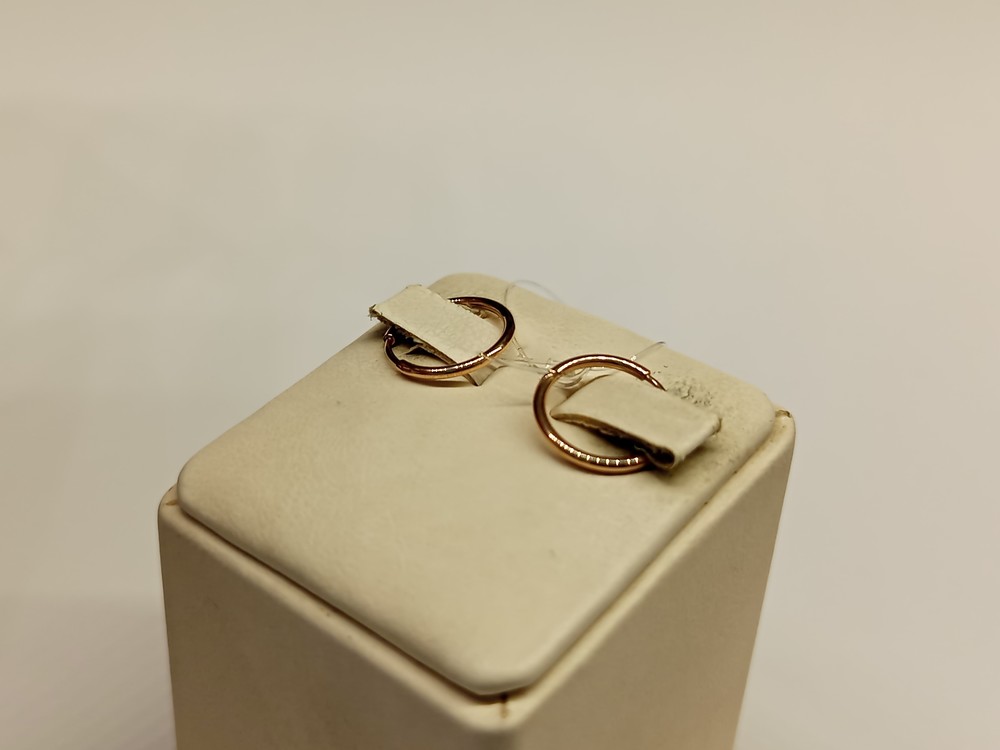 СЕРЬГИ КОНГО без камня (Au 585)