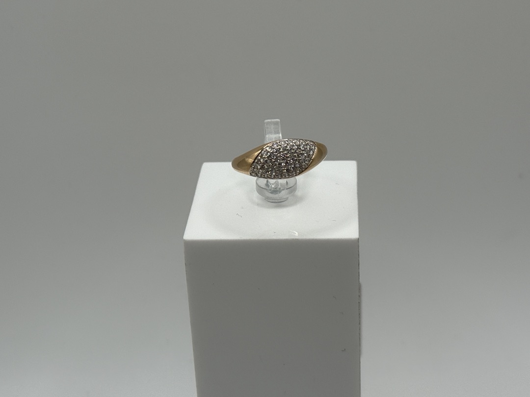 КОЛКМИ585 КОЛЬЦО С КАМНЯМИ (Au 585)