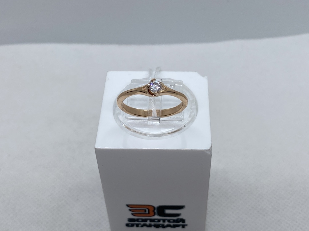 КОЛКМ585 КОЛЬЦО С КАМНЕМ (Au 585)