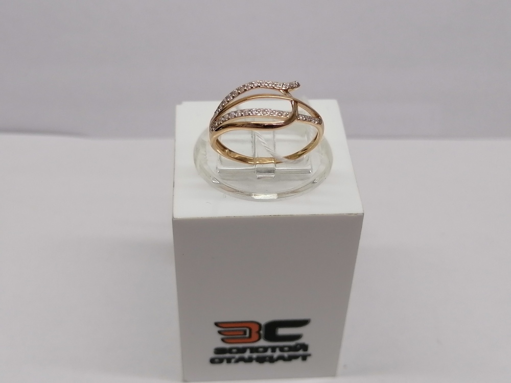 КОЛКМИ585 КОЛЬЦО С КАМНЯМИ (Au 585)