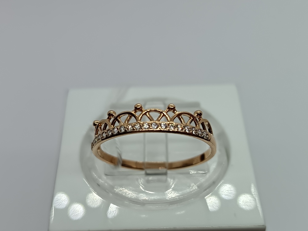КОЛКМИ585 КОЛЬЦО С КАМНЯМИ (Au 585)
