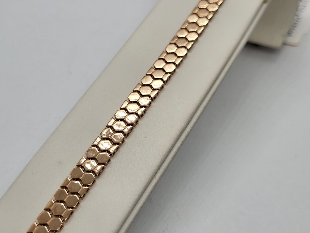 БРАСЛЕТ ПОЛНОВЕСНЫЙ Фантазия (Au 585)