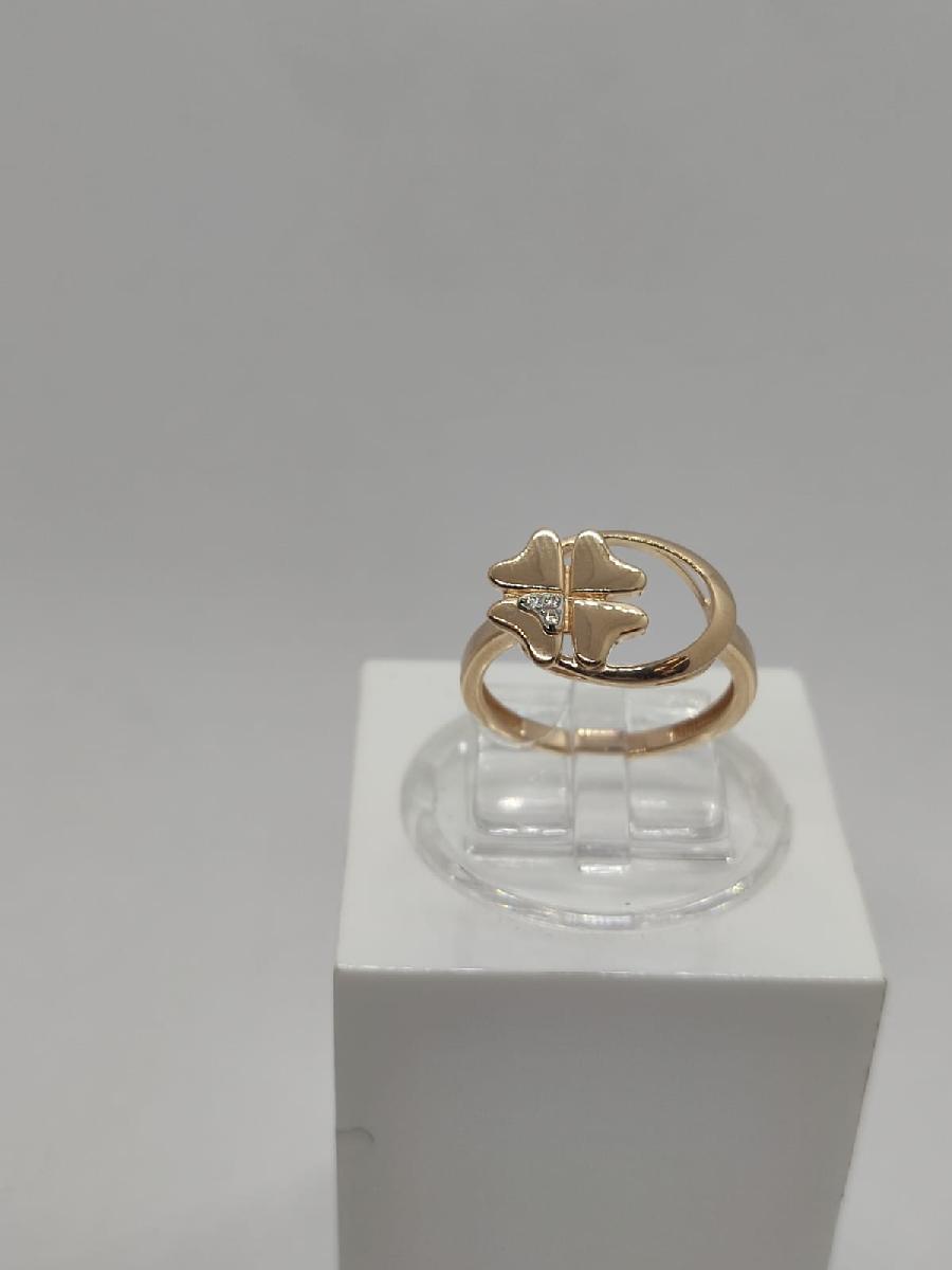 КОЛЬЦО С КАМНЯМИ (Au 585)