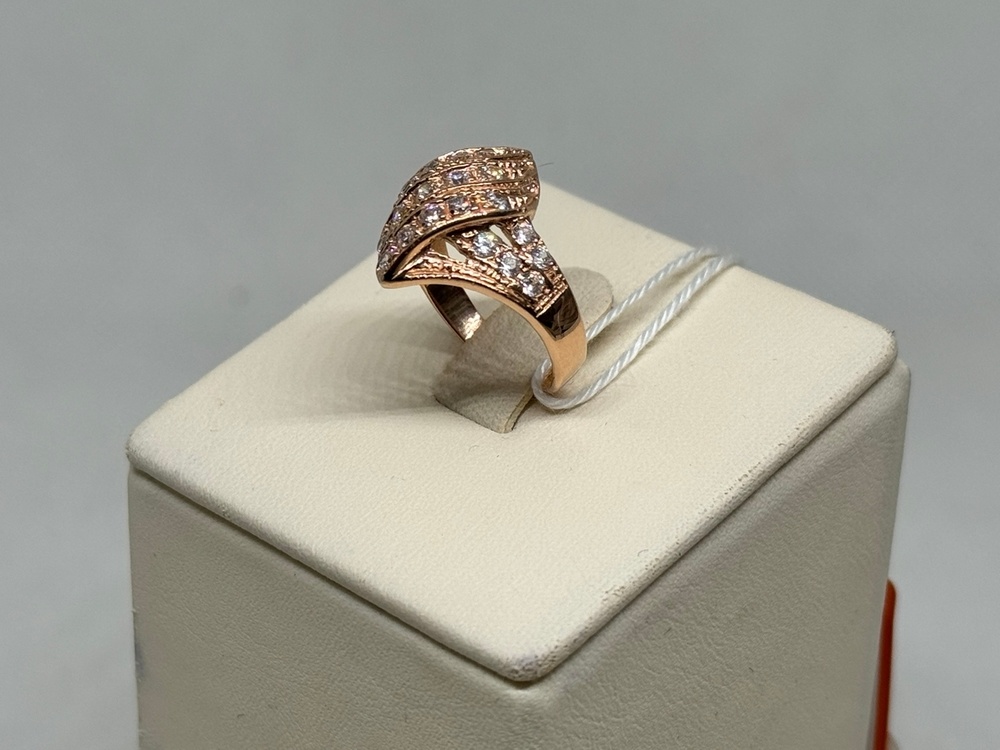 КОЛКМИ585 КОЛЬЦО С КАМНЯМИ (Au 585)