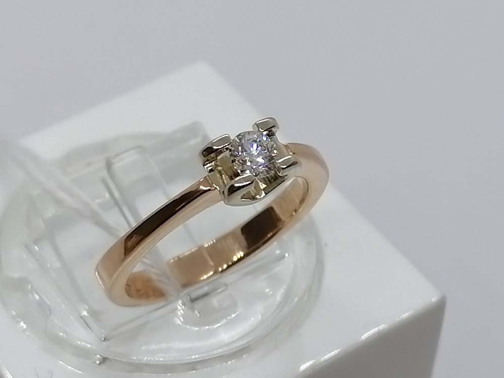 КОЛЬЦО БРИЛЛИАНТ Au 585