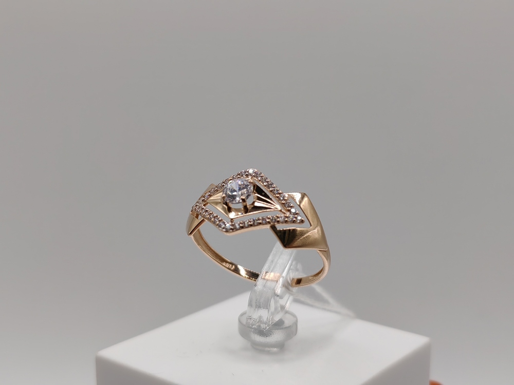 КОЛКМИ585 КОЛЬЦО С КАМНЯМИ (Au 585)