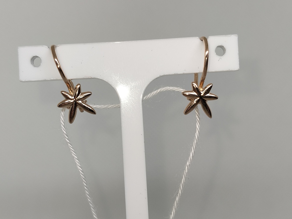 СБКМ583 СЕРЬГИ БЕЗ КАМНЯ (Au 583)