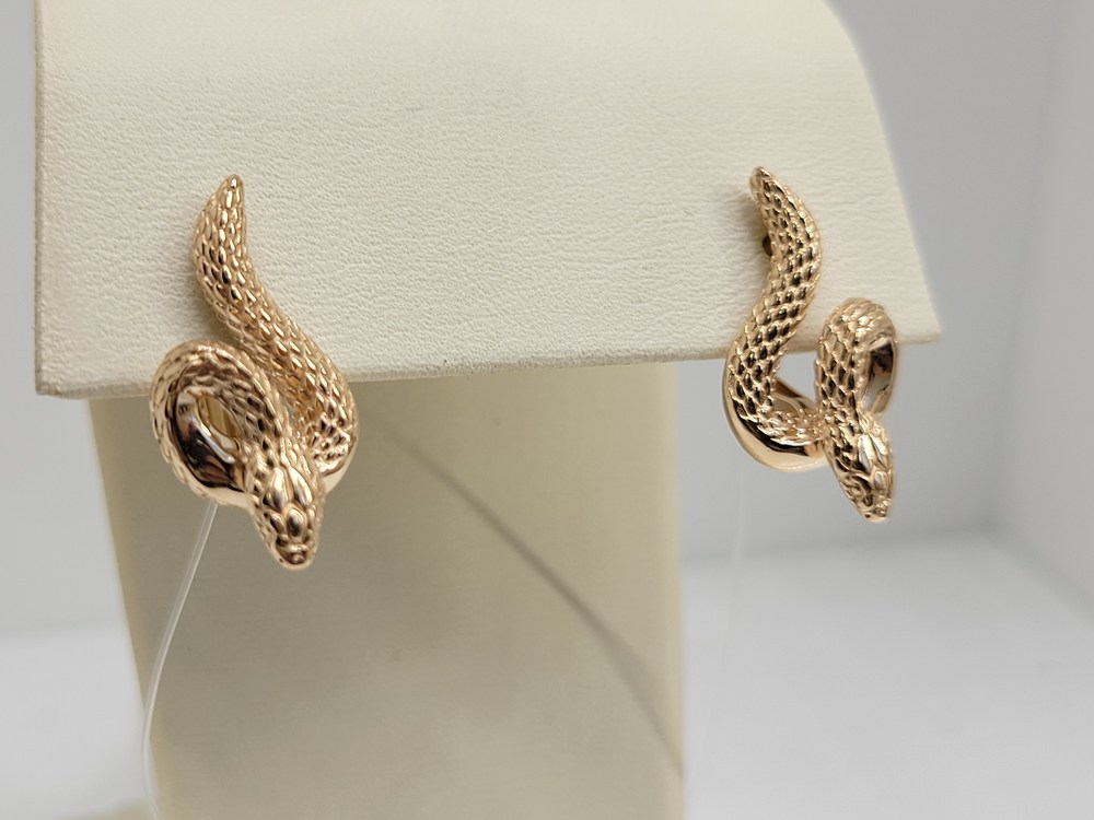 СЕРЬГИ БЕЗ КАМНЯ (Au 585)