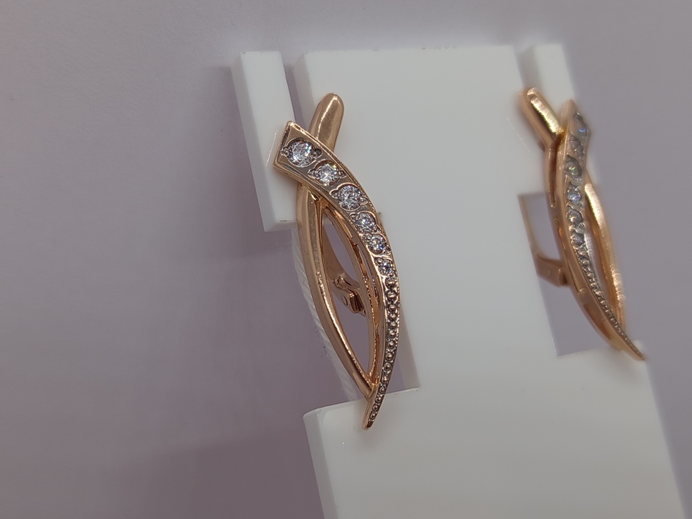 СКМИ585 СЕРЬГИ С КАМНЯМИ (Au 585) СКМИ585 СЕРЬГИ С КАМНЯМИ (Au 585)