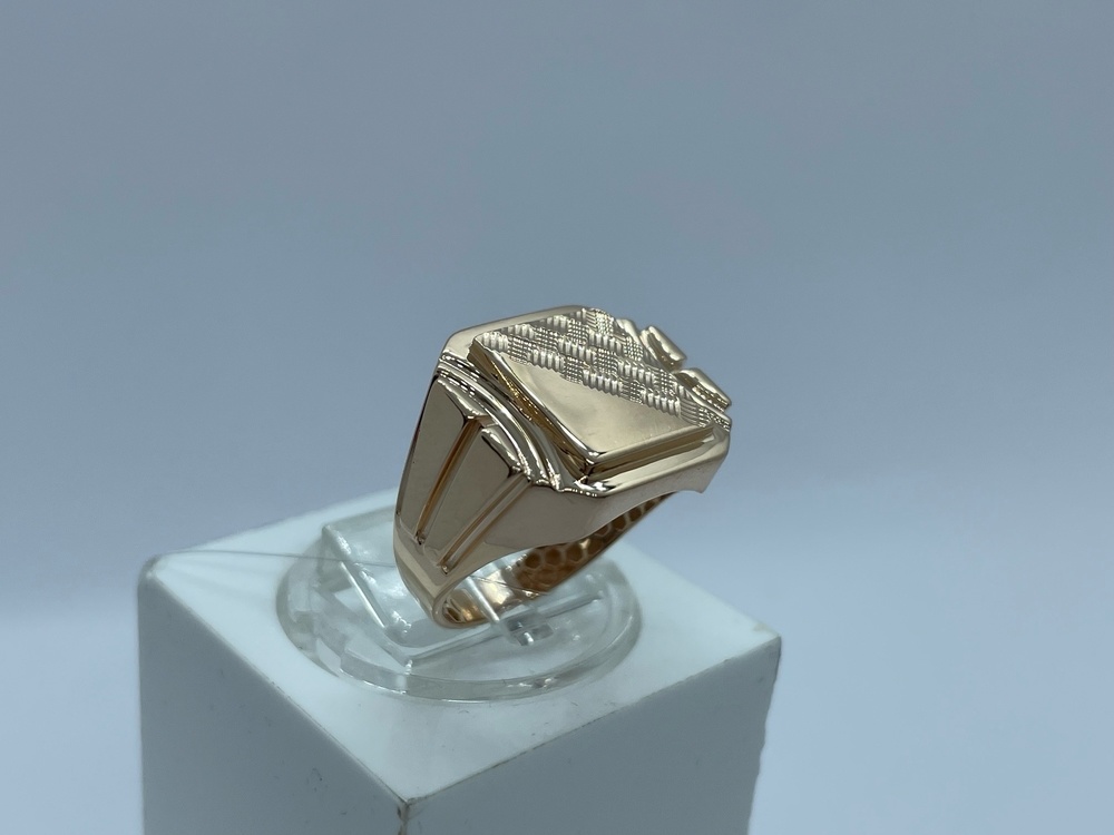 КОЛЬЦО ПЕЧАТКА без камня (Au 585)