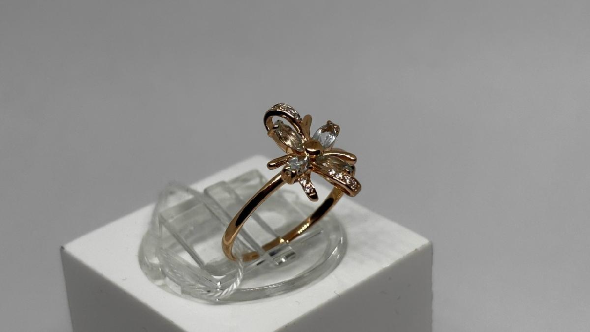 КОЛКМИ585 КОЛЬЦО С КАМНЯМИ (Au 585)