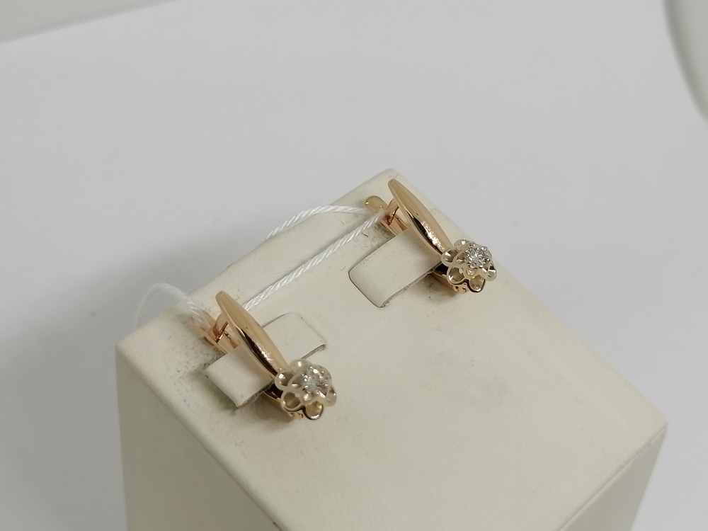 СЕРЬГИ БРИЛЛИАНТ (Au 585)