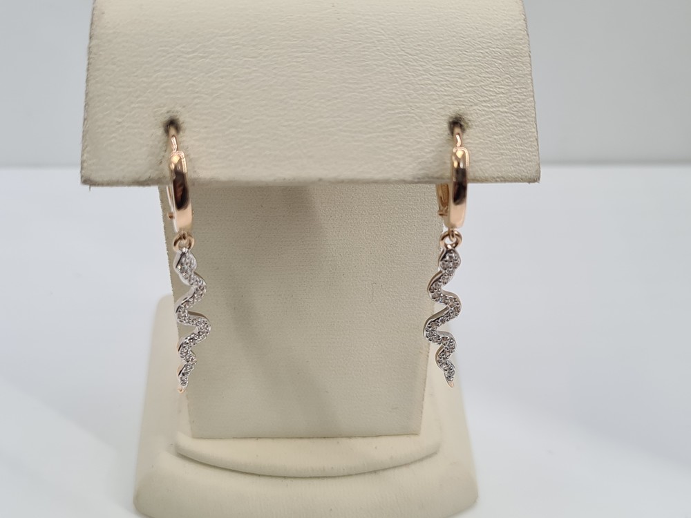 СЕРЬГИ С КАМНЯМИ (Au 585)