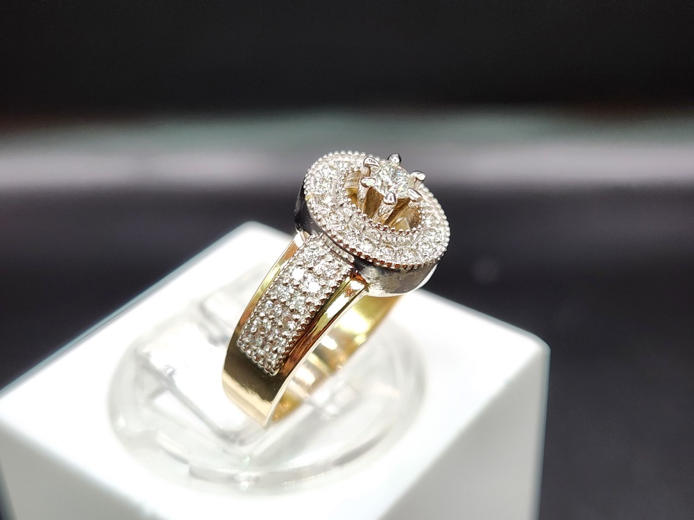 КОЛЬЦО БРИЛЛИАНТ Au 585